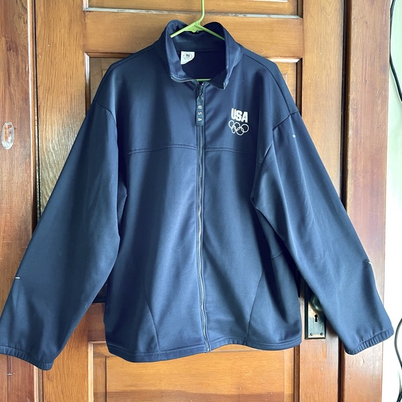 Vintage 90s USA Olympic Committee Jacket XL - Picture 1 of 6